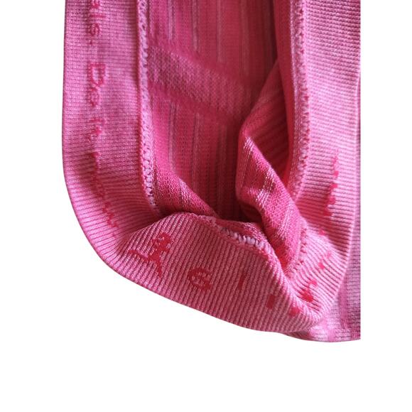 Lululemon Run: Swiftly Tech Long Sleeve Crew Stripe Pink Sweatshirt Top Size 6 - Picture 12 of 12